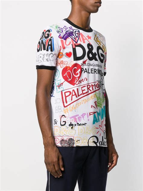 dolce gabbana mens shirts|dolce and gabbana graphic tees.